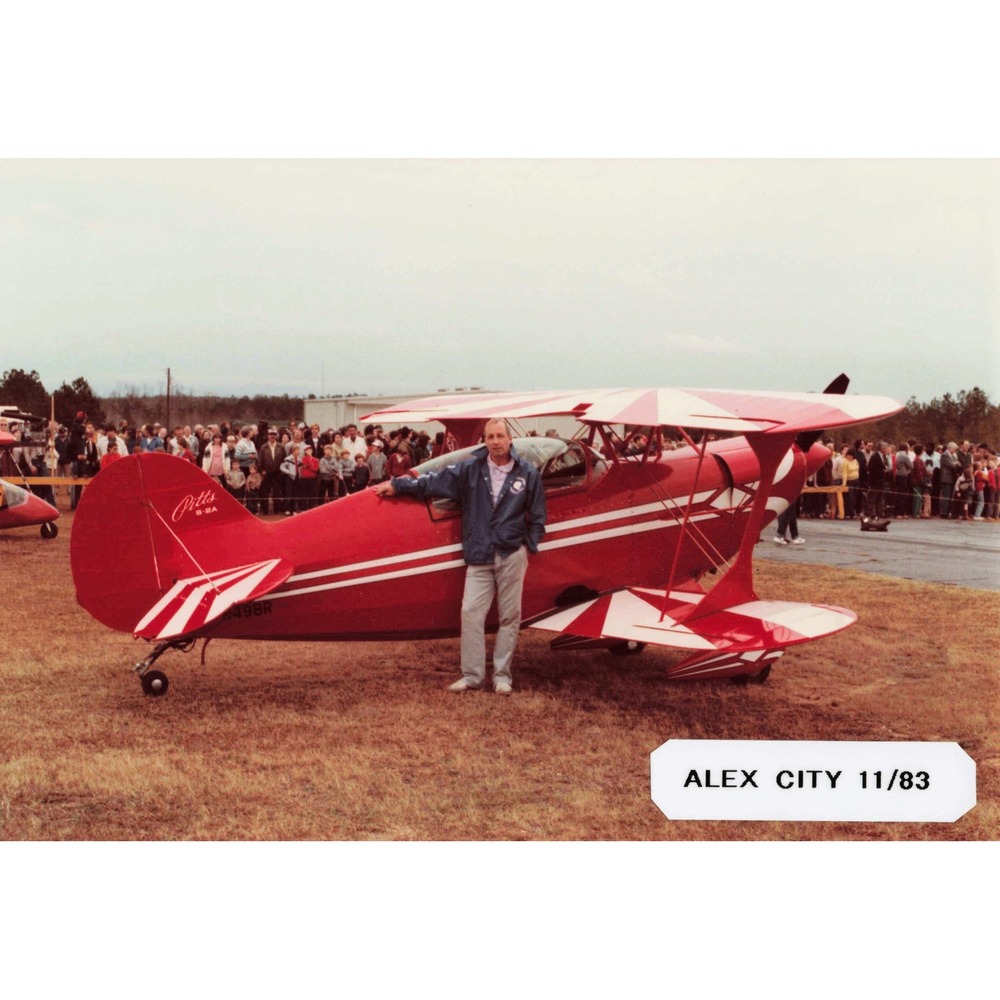Vtg 1983 Pitts S-2A Biplane Photo Alexander City Alabama Airshow - Picture 1 of 2